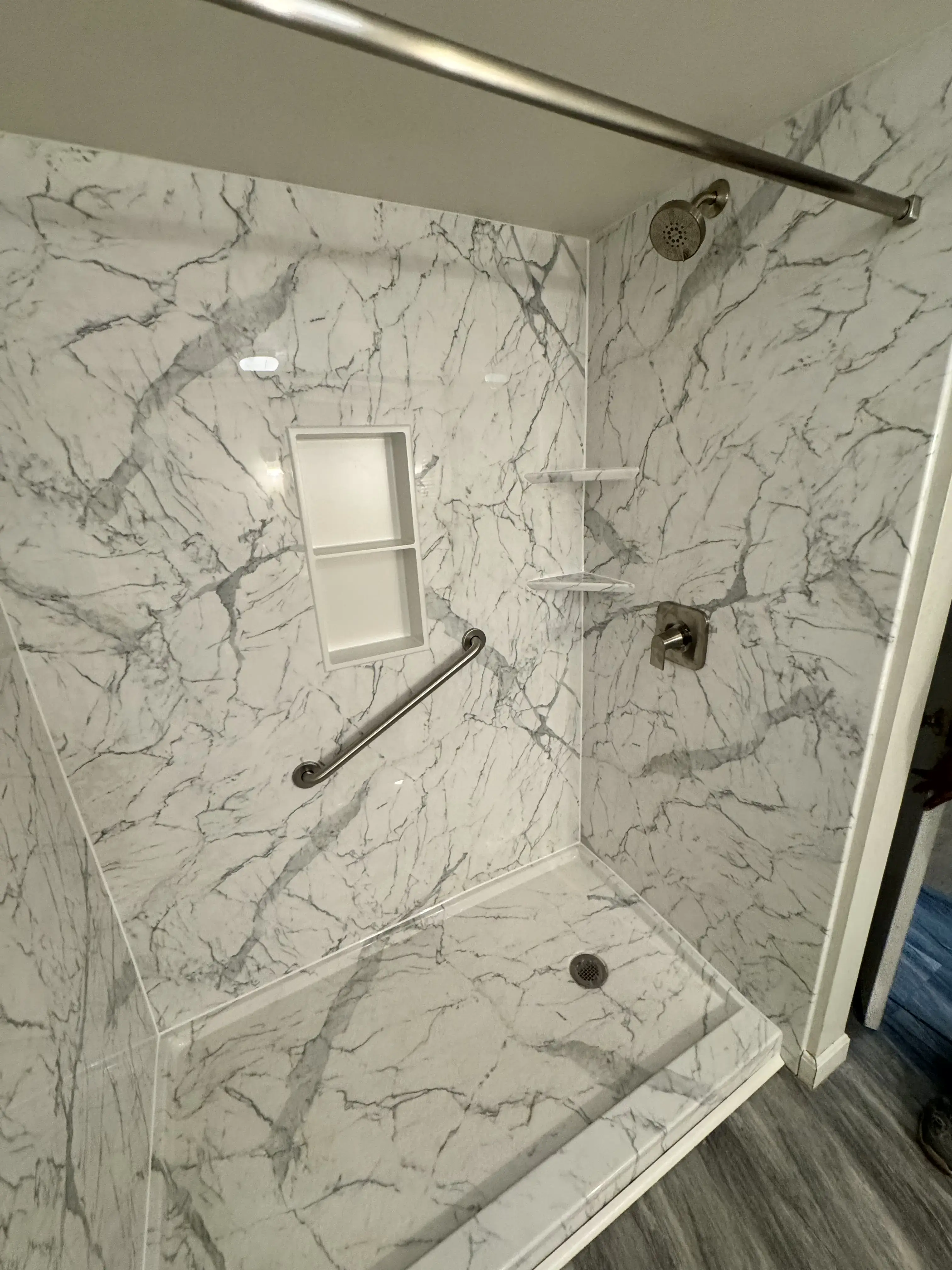 Remodeled bathroom project by Prime Bath